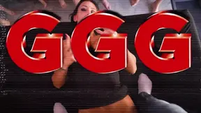 Slutty MILF Evelina swallows cum while showing off huge tits