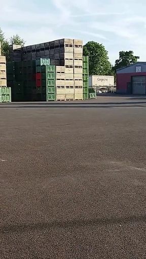 Granny Walking Outside in Black Leggins