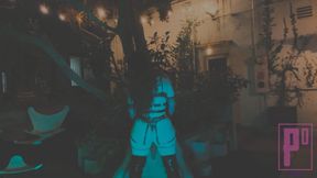 Public Night Courtyard Pegging