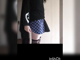 Rock Femboy Shlong Tease