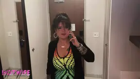 Brunette MILF Hollee Huntress worships BBC with a deepthroat blowjob