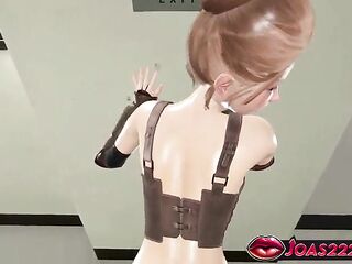 Adernia Animation: Anal In Doggy style Pose, Lifting Hard Sex & Missionary Ending With Cum Inside A Lot Of Jizz