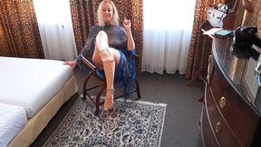 Amateur blonde Selena goes down on him in 69 and swallows cum