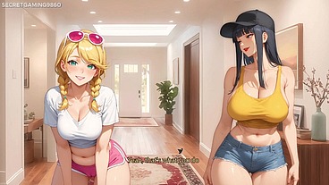Sexy Wife's Friend Teasing Her Huge Ass - I Love Your Wife (part 03) Developed By VelniDokra - 3D Porn Game