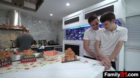 The Best Gay Version of Taboo Porn - Jax Thirio, Dakota Lovell & Gabriel in 'Thanksgiving'