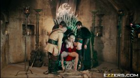 Ella Hughes And Rebecca Moore In Queen Of Thrones 4 A XXX Parody