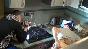 Video in the kitchen jess used raw by Stepdaddy