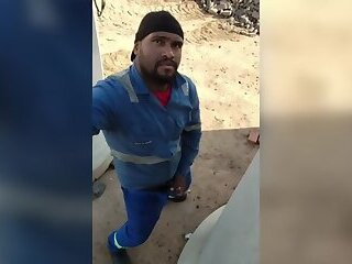 Before Heading Home, the Worker Gets a Quickie at the Construction Site.