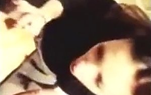 Amateur girl drink piss from master