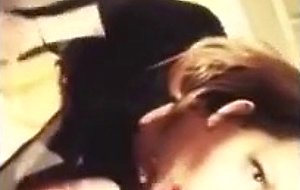 Amateur girl drink piss from master