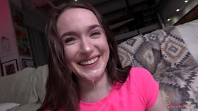 Hazel Moores receives her booty stretched and filled