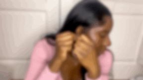 Ghetto Hoop Earring Try On