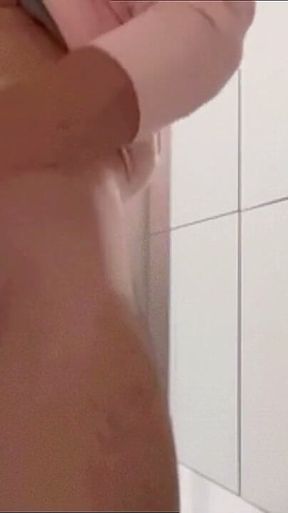 Young Streamer Touches His Huge Cock in Front of the Mirror and Streams It Live!
