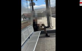 Unknown Curious Pretty Latino Approached at a Train Station and Persuaded for First Gay Sex