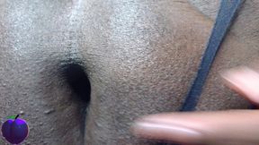 POV Black Fat Sissy Sit and Cum on You