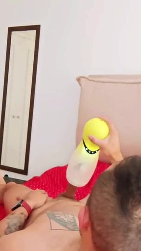 Stepmom Dressed as a Doll Makes Me Cum with Her Toy