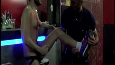 straihjt twink addicted in sneaker and foot
