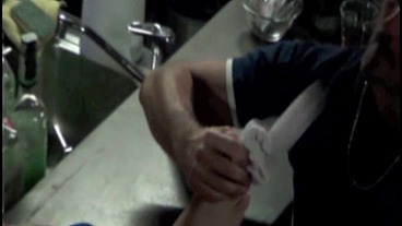 straihjt twink addicted in sneaker and foot