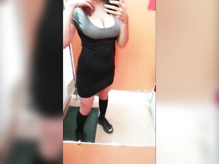 Flashing in the dressing room