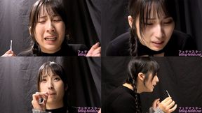 Mino ri Mashiro - CLOSE-UP of Japanese cute girl SNEEZING - MOV 1080p