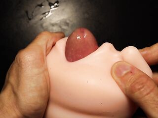 This is the most good masturbator in the world and the knob is sticking without the throat