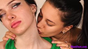 Passionate Neck Kissing Delight - Body Worship - HD MP4