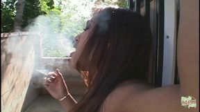 Outdoor Anal Threesome: Submissive Lyla Lei Takes Two BBCs with DP Action