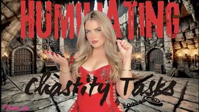 Humiliating Chastity Tasks