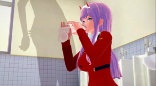 zero two Hentai 3D Koikatsu Animation