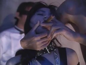Roped &amp; Gagged Brunette Surrenders in Japanese Dominatrix Bondage
