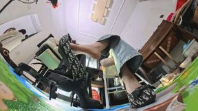 8K VR360 lingling and CC train the dwarves