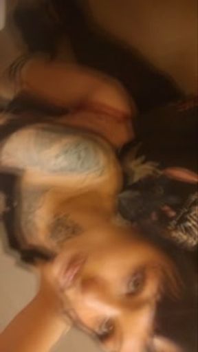 Pissing down Raven Ragdoll's Neck to Start my Week