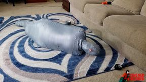 Rachel Adams - Cheating Grad Student Gets Mummified Including Head and Feet (WMV Format)