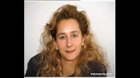 Theodora Is an Amateur Stripping for the First Time on Camera