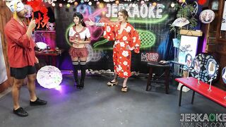 JERKAOKE Vanessa Vega trains her ninja students inside the way of penis