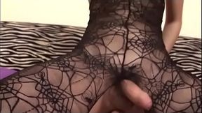 73 Straight boy curisou fucking with latina trans big cock