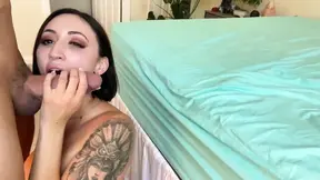 Skinny Latina beauty gets big cock inside her