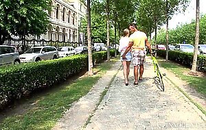 Lucky guy gets invited by cayenne klein for a quickie