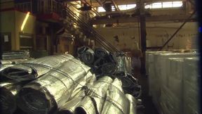 Hot blonde with big boobs hardly fucked on a supercar