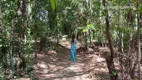 Hot Brazilian vlogger gets anal fucked with sea view