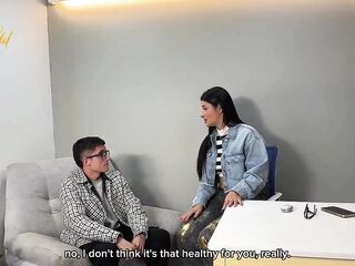 mother I'd like to fuck psychologist expressed milk from his patient that was cheated for his girlfriend - Salome Gil