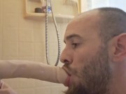 Can I fuck you like I do this dildo!? Pt. 1