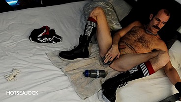 Working a Toy into My Hole While Jacking Off - Verbal
