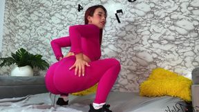 Huge Cock Personal Instructor Fucks Fit Girl in the Ass While Her Husband Plays Paddle Tennis
