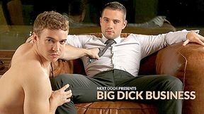 Dylan Knight & Gabriel Cross in Big Dick Business XXX Video - NextdoorBuddies