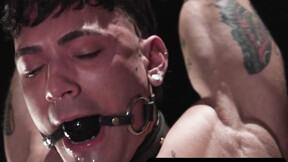 Rocky Unleashed dominates Siren Santiago with wild suspension bondage