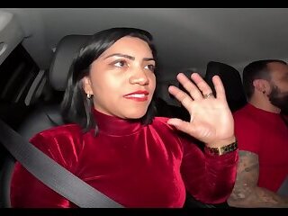 Cum-filled Ass in the Car! Wife Takes It Raw and Husband Fucks Her Cum-loaded Hole!