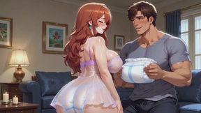 Diaper Fantasies #1B: Whispers of My Padded Secret (Animated)