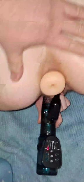 Fucking My Pocket Anus in Her Ass