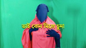 Bangladeshi beautiful housewife spending the night with neighbor